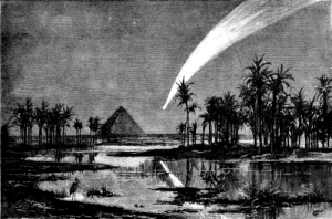 Comet 1882 pyramids